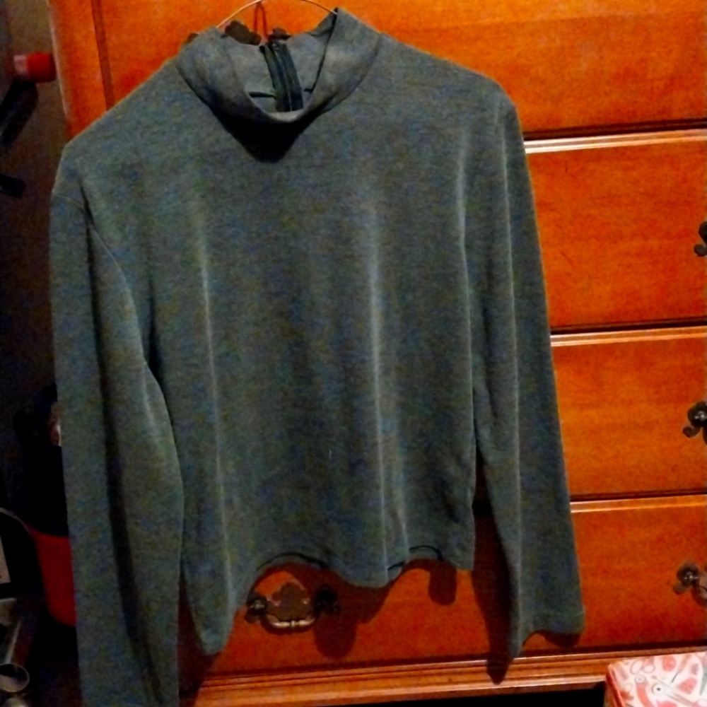 Sheri Martin New York dark gray turtleneck size 12